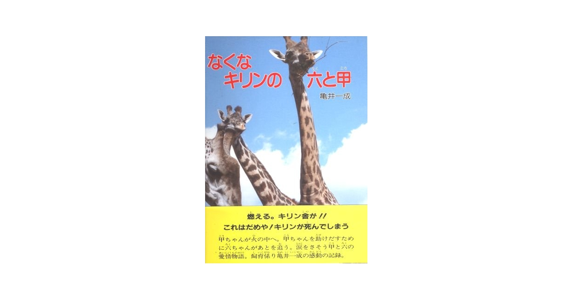【中古】 なくなキリンの六と甲/ポプラ社/亀井一成 Amazon.co.jp: なくなキリンの六と甲 (ポプラ・ノンフィクション